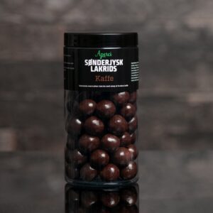 lakrids med mørk chokolade